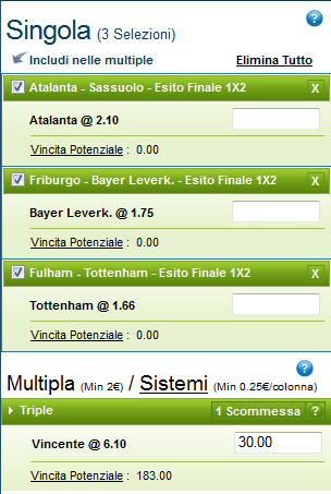 pronostici calcio 4 dicembre