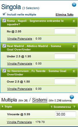 pronostici 05 febbraio