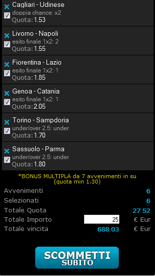 scommessa serie a