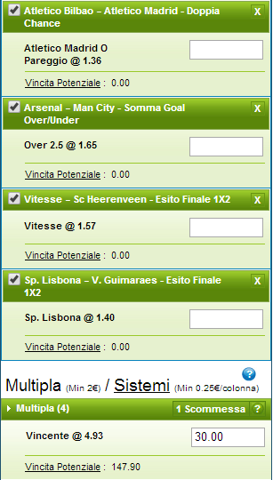 pronostici scommesse