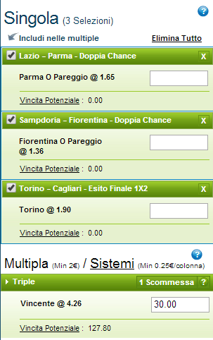 pronostici scommesse
