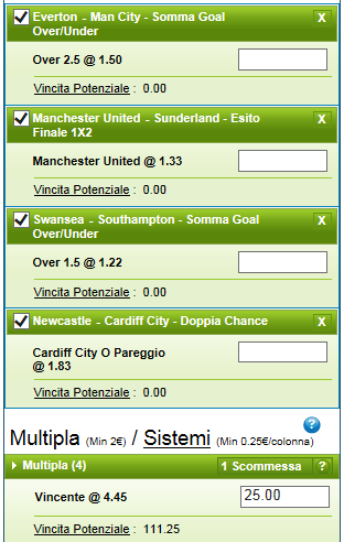 pronostici premier league 03 maggio 2014