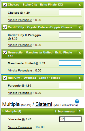 pronostici premier league 5-4-14