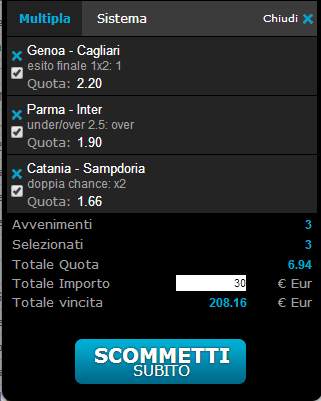 pronostici scommesse
