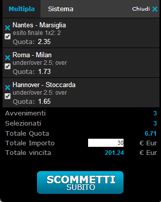 pronostici scommesse