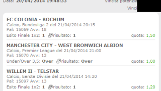 Scommessa Vincente 21-04-2013