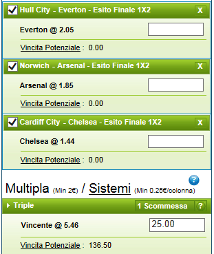 pronostici premier league 11-05-14