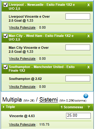 pronostici premier league 11-05-14