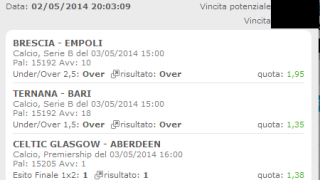 La prima multipla vincente di Domenica