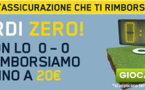 Promozione William Hill “Perdi zero con lo 0-0” 20 € di BONUS