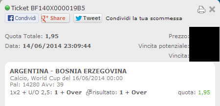 Combobet Vincente Argentina-Bosnia 15-06-2014