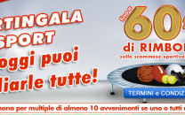 Promozione BetFlag ” Martingala Sport” 60 € di BONUS