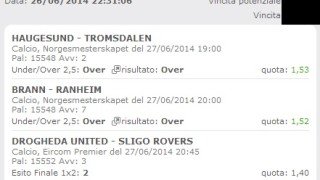 Scommessa Vincente 27-06-2014