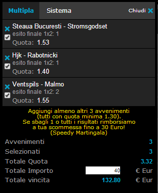 pronostici calcio 23 luglio