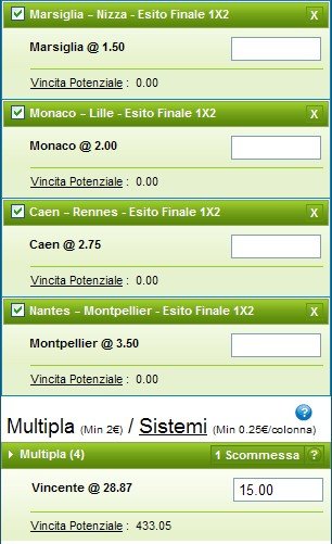 La quarta giornata della Ligue 1