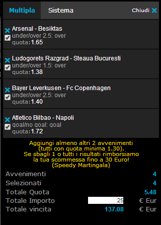 preliminari champions league