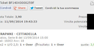 Combobet Trapani-Cittadella 13-09-2014