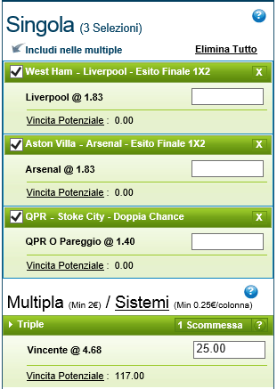 pronostici premier league 20-09-14