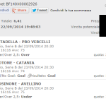 scommessa vincente serie b