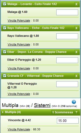 Terza giornata Liga 2014-15, pronostici