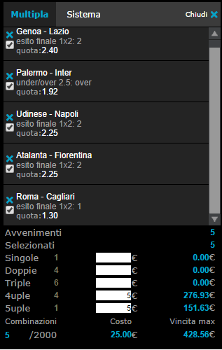 sistema serie a 21-09-2014