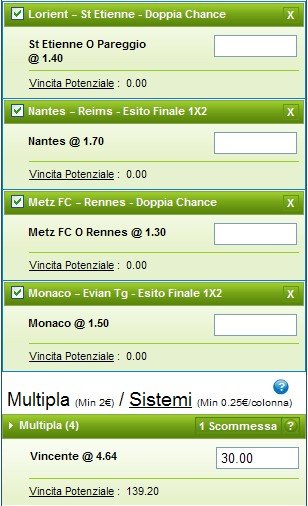 Pronostici decima giornata Ligue 2014-15