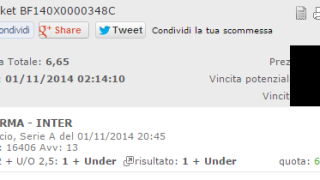 Combobet Vincente Parma-Inter 01-11-2014 Combobet Vincente Parma-Inter 01-11-2014