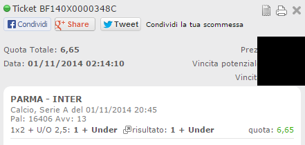 scommessa vincente serie a