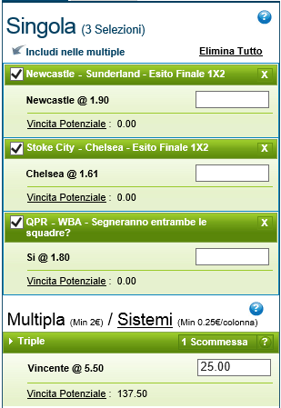 Pronostici Premier League 20-21 e 22 Novembre 2014