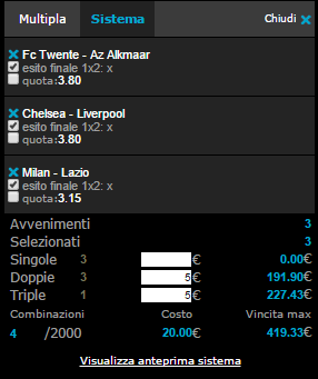 sistema coppe nazionali
