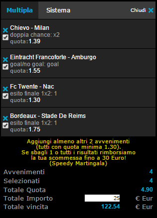 schedina sabato 28-02-15