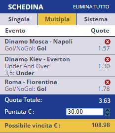 multipla europa league 19-03-15