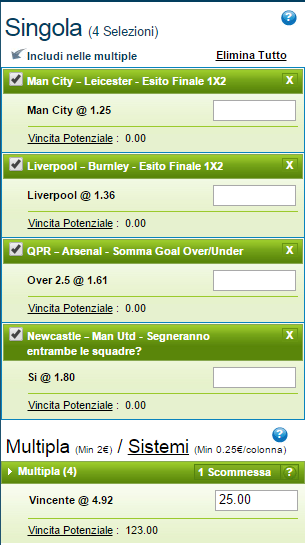 multipla premier league 4-03-15