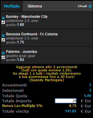 multipla sabato 14-03-15