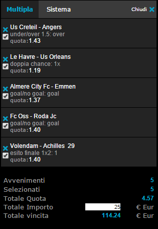 multipla venerdì 13-03-15