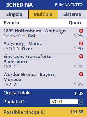 Scommesse Bundesliga