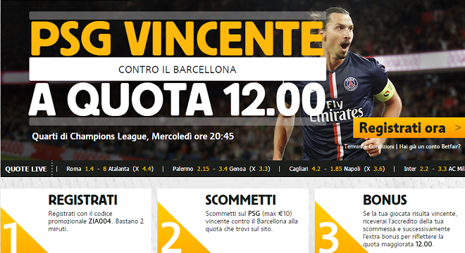 pronostico PSG-Barcellona