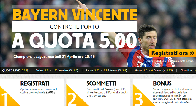 pronostici bayern monaco porto