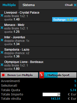 scommesse pronte di oggi 2015-05-16