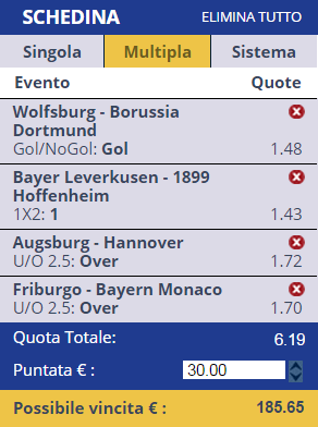 Scommesse Bundesliga