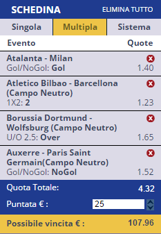 scommesse pronte di oggi 2015-05-30