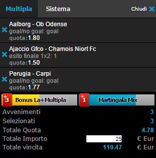 scommesse pronte di oggi 2015-05-15