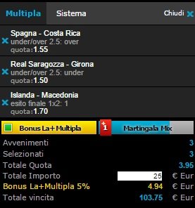 scommesse pronte di oggi 2015-06-11