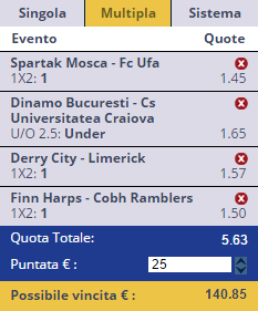 scommesse pronte di oggi 2015-07-18