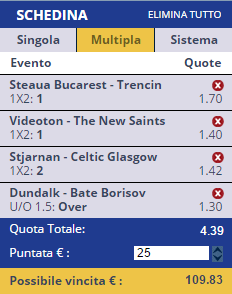 scommesse pronte di oggi 2015-07-22