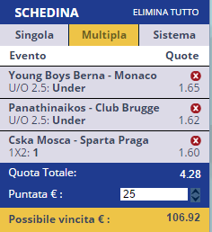 scommesse pronte Champions League 2015-07-28