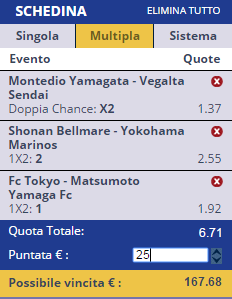 scommesse pronte J-League 1 2015-09-26