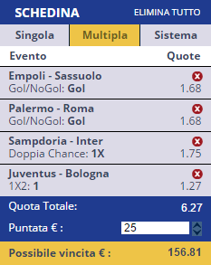 scommesse pronte Serie a 2015-10-04