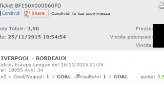 Scommessa vincente 26-11-15