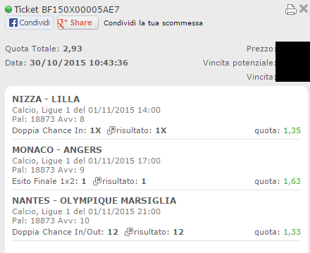 multipla vincente ligue 1